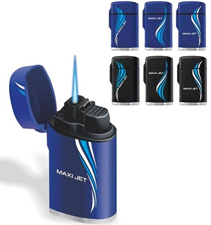 *Zengaz Maxijet Rubber Lighters (Display pack of 12) - Engravable & Gifts/Lighters