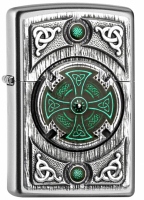 Zippo 2005167 Celtic Green Cross