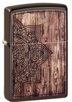 Zippo 60005220 (49184) Wood Mandala Design