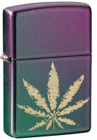 Zippo 60005233 49185 Iridescent Marijuana Leaf Cannabis - Zippo/Zippo Lighters