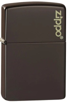 Zippo 49180ZL 60005215 Classic Brown Zippo Logo - Zippo/Zippo Lighters