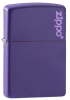 Zippo 237ZL 60005221 Classic Purple Matte Zippo Logo - Zippo/Zippo Lighters