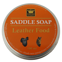 .Sovereign 100ml Saddle Soap Leather Food & Cleaner 3709C - Sovereign Shoe Care/Cleaners
