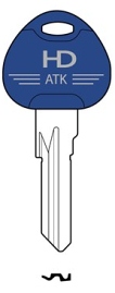 hook 4096 ...Avocet TK H0729 blue plastic top ATK - Keys/Security Keys