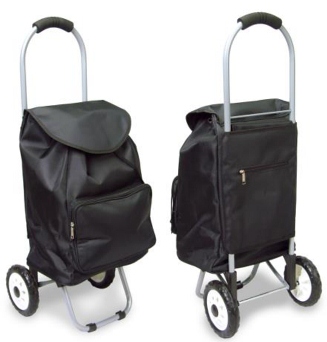 .Shopping Trolley EURO4A Plain Black - Leather Goods & Bags/Shopping Trolleys