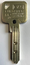 Hook 4102 GC169 - EUROSPEC MP10 GENUINE KEY BLANK - Keys/Cylinder Keys - Genuine