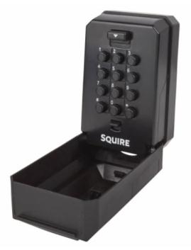 Squire KeyKeep2 Push Button Key Safe (with weather proof cover) - Locks & Security Products/Key Safes