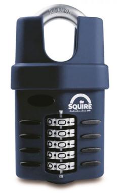 Squire CP60CS - Weather Resistant 60mm Combination Padlock - 5 Wheel - Closed Shackle