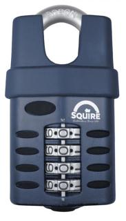 Squire CP50CS - Weather Resistant 50mm Combination Padlock - 4 wheel - Closed Shackle
