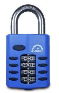 Squire CP50S - Weather Resistant 50mm Combination Padlock - 4 wheel - SS Open Shackle - Locks & Security Products/Padlocks & Hasps