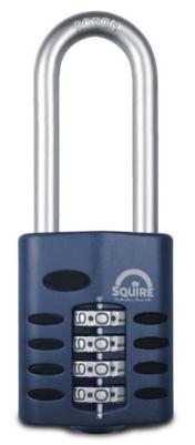 Squire CP50/2.5 - Weather Resistant 50mm Combination Padlock - 4 wheel - Long Shackle 2.5