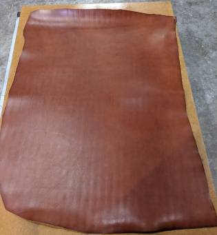 ....Dressed Leather Shoulders Best Quality 3.0mm Tan