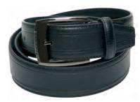 2765 Black Grain Effect Belts 1.1/2 (Pack of 12 Assorted Sizes) - Leather Goods & Bags/Belts
