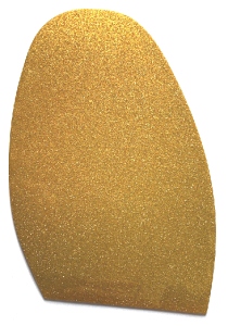 CL Mirror Glitter Soles Gold 1.3mm (10 Pair) Size 3 - Shoe Repair Materials/Soles