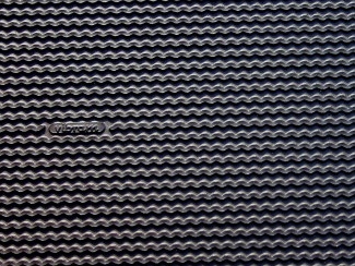 Vibram 8316 Mandorlo Morflex Sheet 6mm Black Ripple Pattern - Shoe Repair Materials/Sheeting