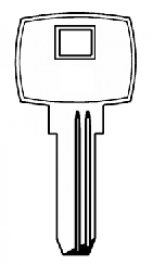 hook 4113 Silca TE4 (JMA TE-10) dimple blank - Keys/Dimple Keys