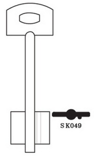 Hook 7023 SK049 Burton Torino Safe Blank - Keys/Safe Keys
