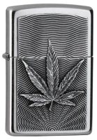 Zippo 60000312 Hemp Leaf Emblem Cannabis