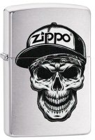 Zippo 60004412 200-069102 Skull in Cap Design - Zippo/Zippo Lighters