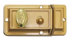 0508 STANDARD TRADITIONAL NIGHTLATCH POLISHED BRASS BOXED - Locks & Security Products/Security Locks