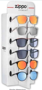 OBP-9S21 Zippo Sun Glasses Display Pack (9 pieces) - Zippo/Zippo Sun Glasses