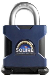 Squire SS65S Stronghold 65mm Hardened Steel Padlock - Open Shackle