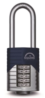Squire VULCAN COMBI 60/2.5 60mm Padlock - Long Shackle 2.5 - 5 Wheel - Locks & Security Products/Padlocks & Hasps