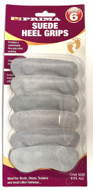 ..Suede Heel Grips Prima (card of 6) - Shoe Care Products/Insoles