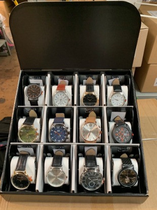 Assorted Watch Counter Display (12) Thomas Calvi Watches - Watch Accessories & Batteries/Watches