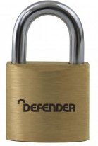 DFBP2 Squire Defender 20mm Brass Padlock - Locks & Security Products/Padlocks & Hasps