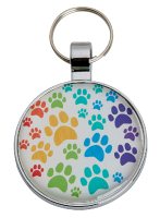R5600 Coloured Paws Pet Tag