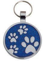 R5602 Blue Paws Pet Tag - Engravable & Gifts/Pet Tags