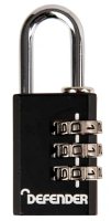 DFCOMBI20 Squire Defender 20mm Combination Padlock - Locks & Security Products/Padlocks & Hasps