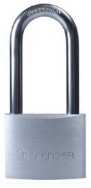 DFAL4/2.5 Squire Defender 40mm Long Shackle Aluminium Padlock - Locks & Security Products/Padlocks & Hasps