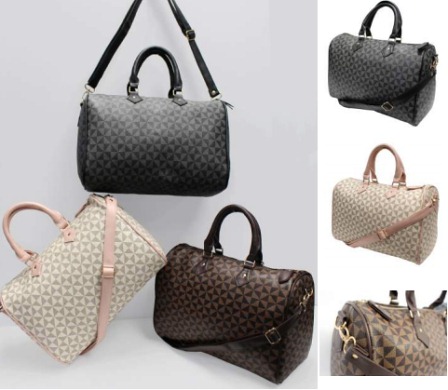 *JBFB317 Mixed Pattern Holdall - Leather Goods & Bags/Holdalls & Bags