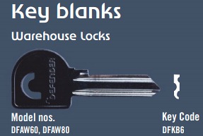 Hook 4282 Squire Defender DF/KB6 Genuine Blank - Keys/Cylinder Keys - Genuine