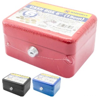 66193C Cash Box 6 165 x 128 x 80mm - Locks & Security Products/Cash Boxes & Key Cabinets
