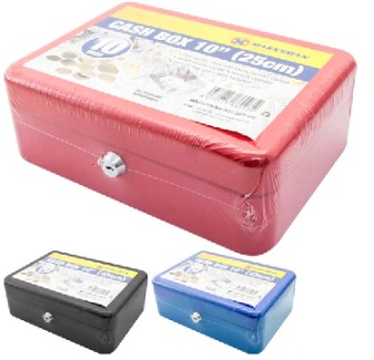 68093C Cash Box 10 250 x 180 x 90mm - Locks & Security Products/Cash Boxes & Key Cabinets