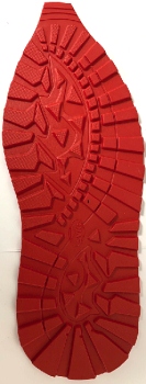 Svig 519 Trainer Unit Rubber (pair) Red - Shoe Repair Materials/Units & Full Soles