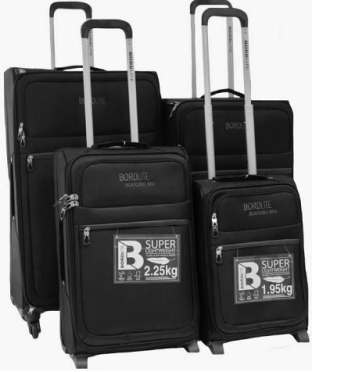 JCB2015 Borderline Suitcase Set (4) 4 wheels