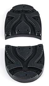 Ridgeway Heels Black D2953 (pair) - Shoe Repair Materials/Heels-Mens