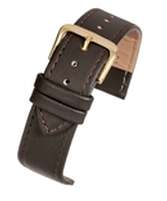 EX105S Brown Extra Long Economy Watch Straps - Watch Straps/Economy Straps