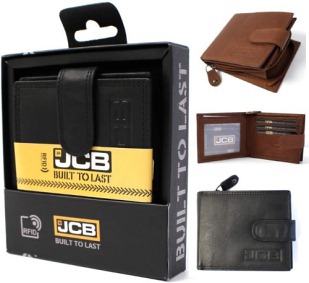 JCB JCBNC45EH JCB Leather Wallet - Leather Goods & Bags/Wallets & Small Leather Goods