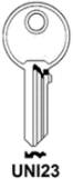 IKS UNI23 Silca - Keys/Cylinder Keys- Specialist