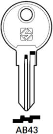 IKS AB43 Silca - Keys/Cylinder Keys- Specialist