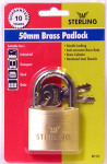 BPL152 50mm brass padlock