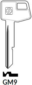 IKS GM9 Silca - Keys/Cylinder Keys- Specialist