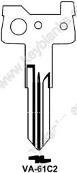 Hook 4014 VA-61C2 JMA RENAULT Blade Only - Keys/Key Blades