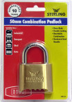 CPL151 50mm brass lock - Locks & Security Products/Padlocks & Hasps