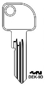 Hook 1826 DEK-9D Squire F Padlock Blank - Keys/Cylinder Keys- General